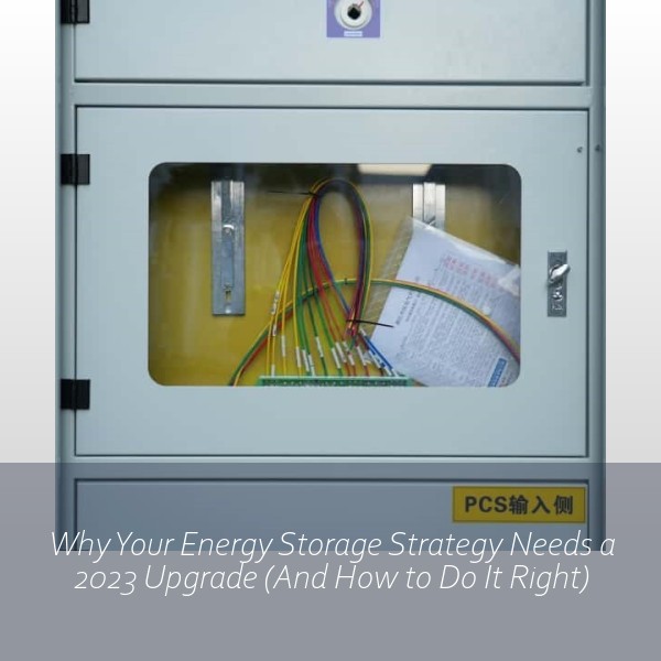 Why Your Energy Storage Strategy Needs a 2023 Upgrade (And How to Do It Right)