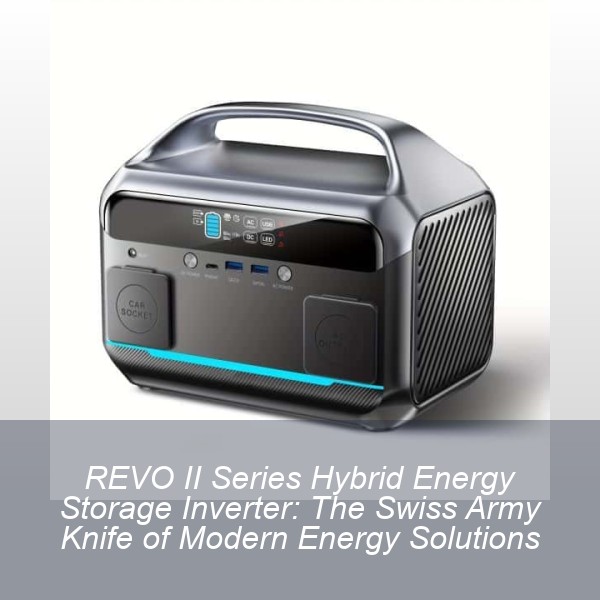 REVO II Series Hybrid Energy Storage Inverter: The Swiss Army Knife of Modern Energy Solutions