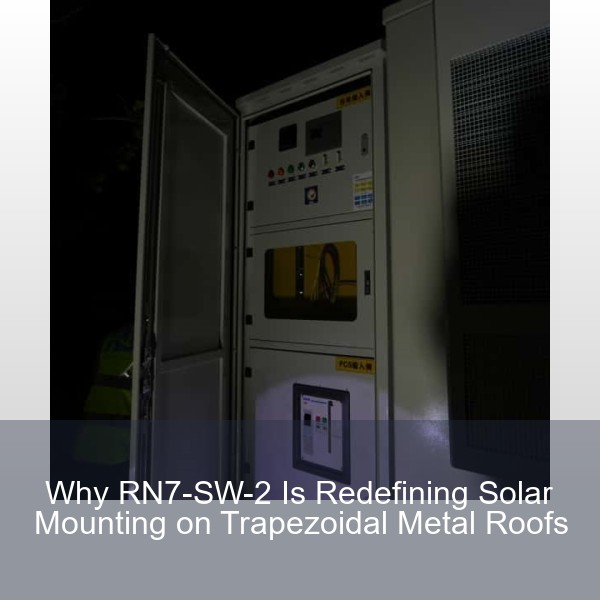 Why RN7-SW-2 Is Redefining Solar Mounting on Trapezoidal Metal Roofs