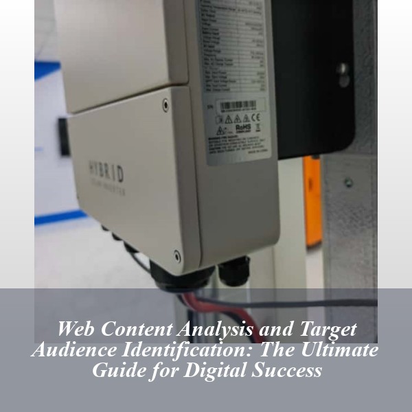 Web Content Analysis and Target Audience Identification: The Ultimate Guide for Digital Success