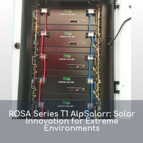 ROSA Series T1 AlpSolarr: Solar Innovation for Extreme Environments