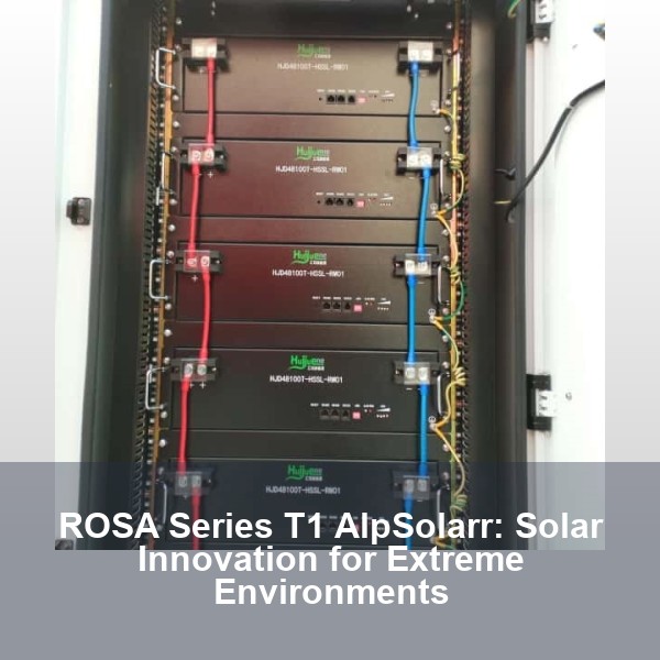 ROSA Series T1 AlpSolarr: Solar Innovation for Extreme Environments