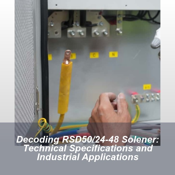 Decoding RSD50/24-48 Solener: Technical Specifications and Industrial Applications