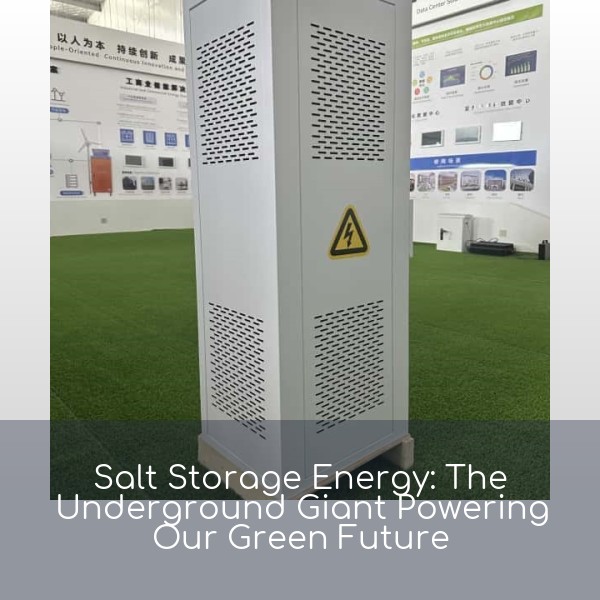 Salt Storage Energy: The Underground Giant Powering Our Green Future