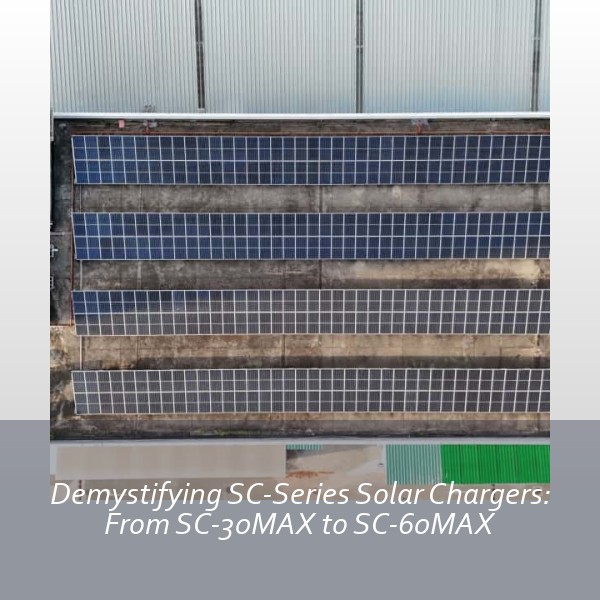 Demystifying SC-Series Solar Chargers: From SC-30MAX to SC-60MAX