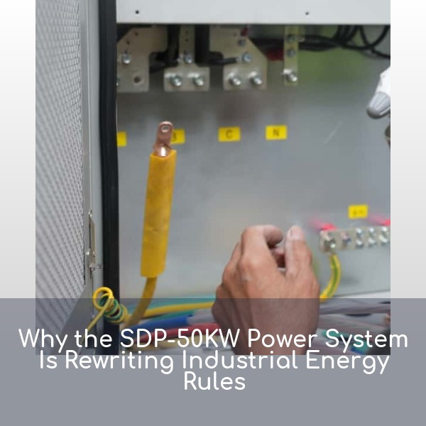 Why the SDP-50KW Power System Is Rewriting Industrial Energy Rules