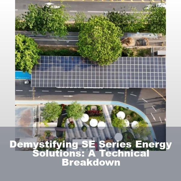 Demystifying SE Series Energy Solutions: A Technical Breakdown