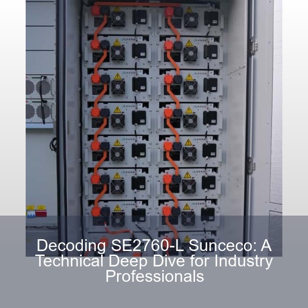Decoding SE2760-L Sunceco: A Technical Deep Dive for Industry Professionals