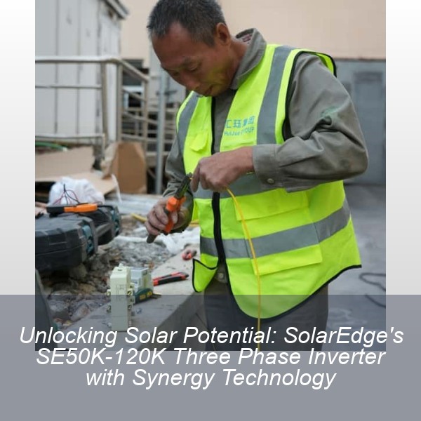 Unlocking Solar Potential: SolarEdge's SE50K-120K Three Phase Inverter with Synergy Technology