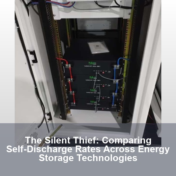 The Silent Thief: Comparing Self-Discharge Rates Across Energy Storage Technologies
