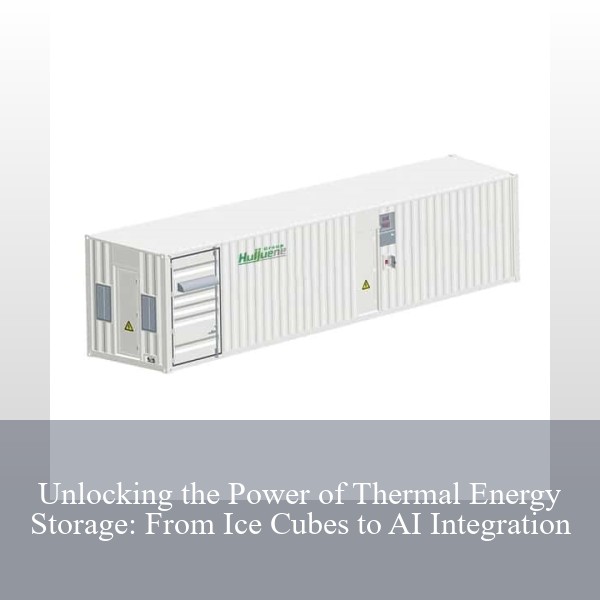 Unlocking the Power of Thermal Energy Storage: From Ice Cubes to AI Integration