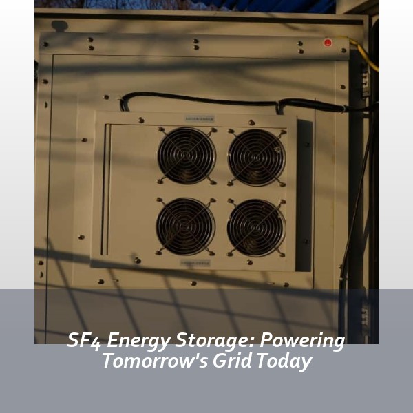 SF4 Energy Storage: Powering Tomorrow's Grid Today