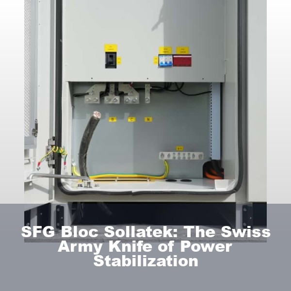 SFG Bloc Sollatek: The Swiss Army Knife of Power Stabilization