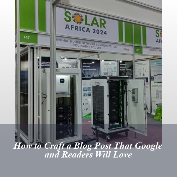 How to Craft a Blog Post That Google and Readers Will Love