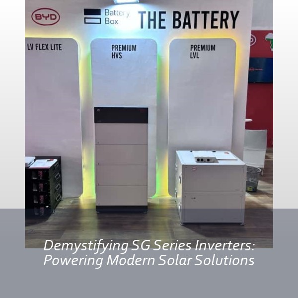 Demystifying SG Series Inverters: Powering Modern Solar Solutions