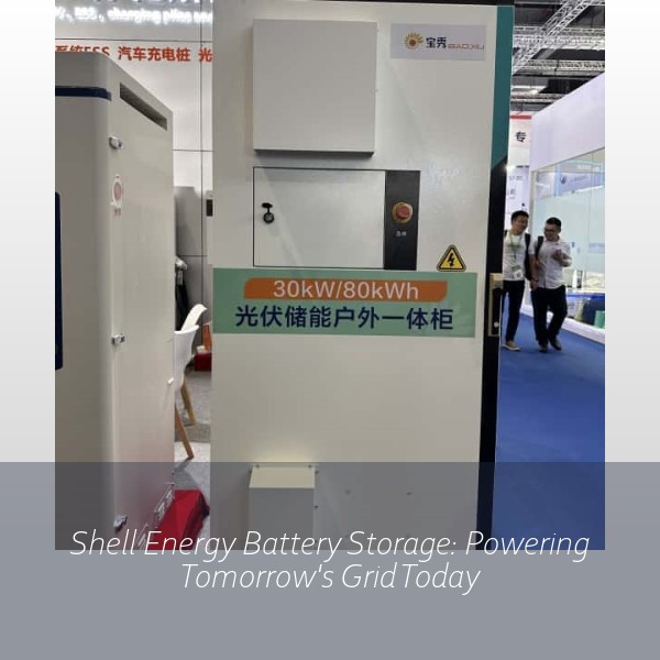 Shell Energy Battery Storage: Powering Tomorrow's Grid Today