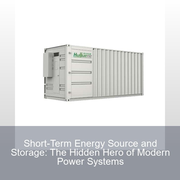 Short-Term Energy Source and Storage: The Hidden Hero of Modern Power Systems