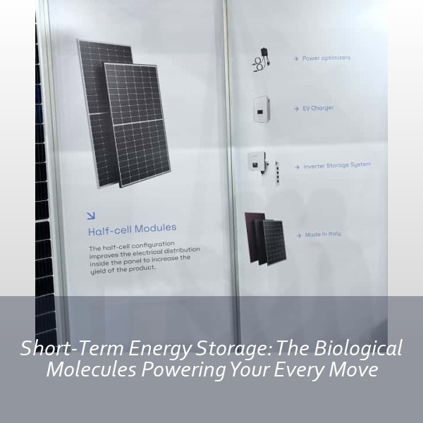 Short-Term Energy Storage: The Biological Molecules Powering Your Every Move