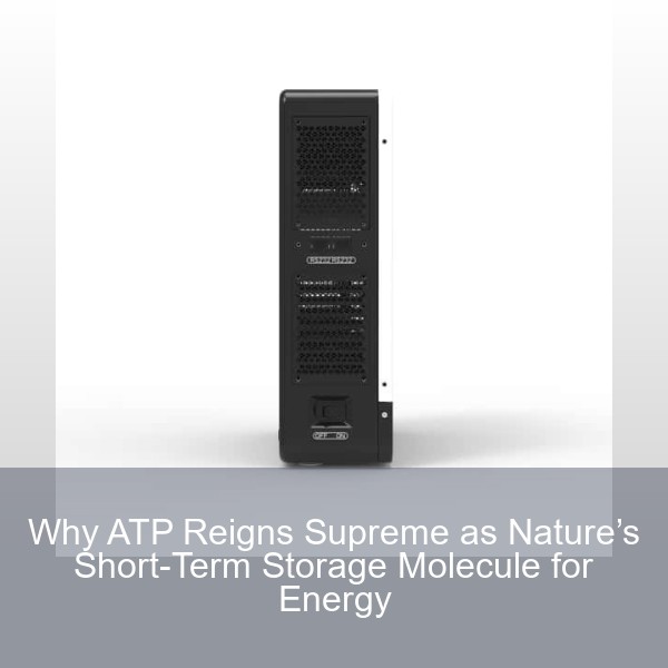 Why ATP Reigns Supreme as Nature’s Short-Term Storage Molecule for Energy