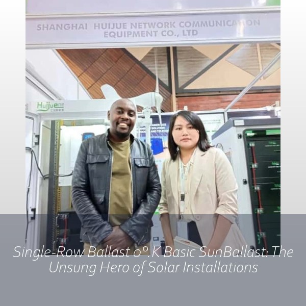 Single-Row Ballast 0°.K Basic SunBallast: The Unsung Hero of Solar Installations