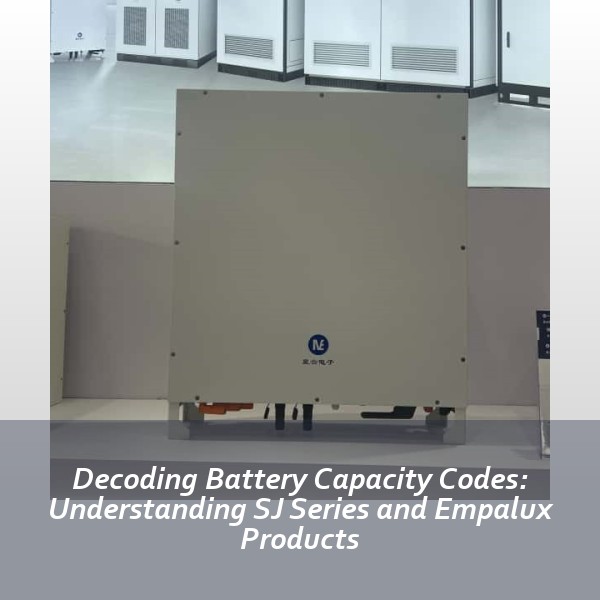 Decoding Battery Capacity Codes: Understanding SJ Series and Empalux Products