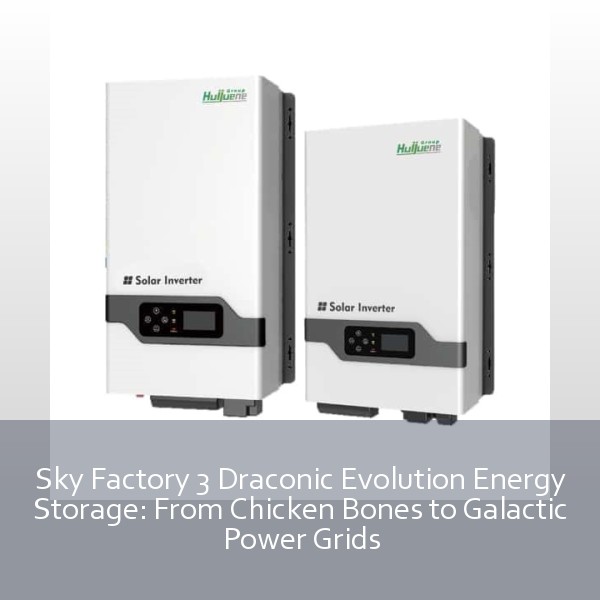Sky Factory 3 Draconic Evolution Energy Storage: From Chicken Bones to Galactic Power Grids