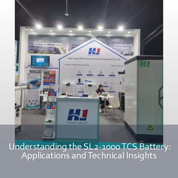 Understanding the SL2-1000 TCS Battery: Applications and Technical Insights