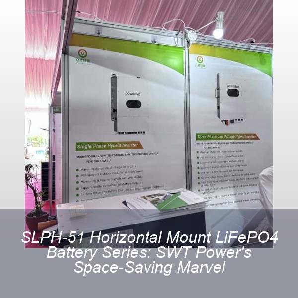 SLPH-51 Horizontal Mount LiFePO4 Battery Series: SWT Power's Space-Saving Marvel