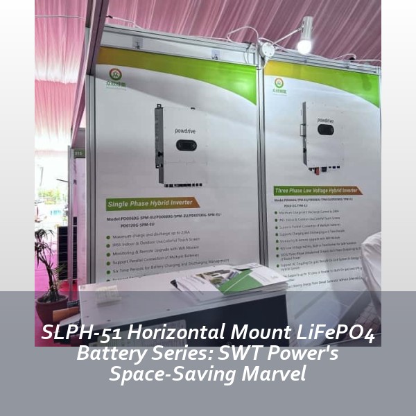 SLPH-51 Horizontal Mount LiFePO4 Battery Series: SWT Power's Space-Saving Marvel
