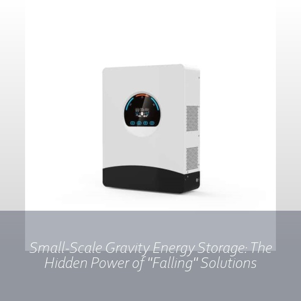 Small-Scale Gravity Energy Storage: The Hidden Power of