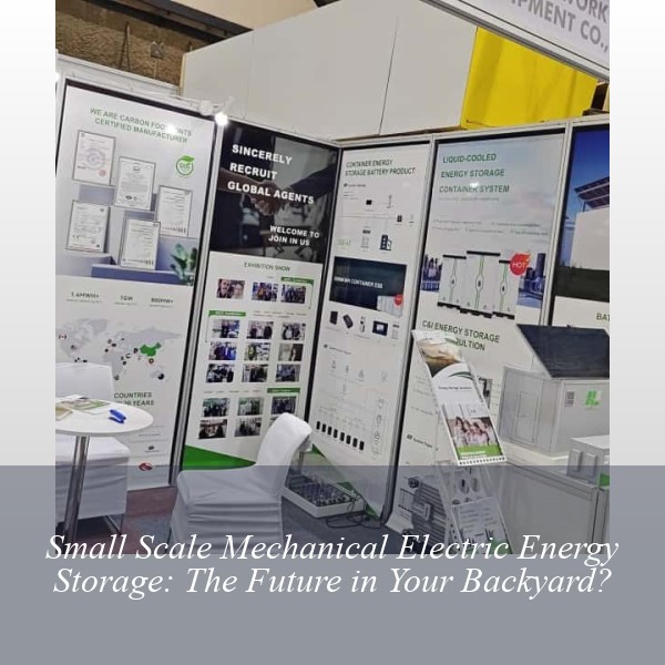 Small Scale Mechanical Electric Energy Storage: The Future in Your Backyard?