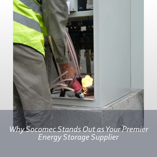 Why Socomec Stands Out as Your Premier Energy Storage Supplier