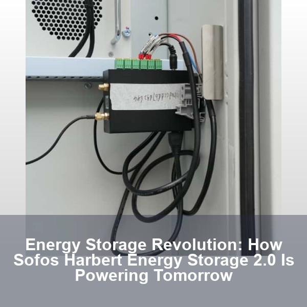 Energy Storage Revolution: How Sofos Harbert Energy Storage 2.0 Is Powering Tomorrow