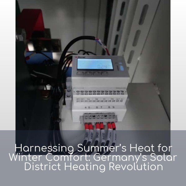 Harnessing Summer’s Heat for Winter Comfort: Germany’s Solar District Heating Revolution