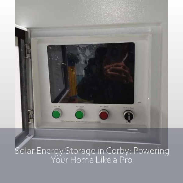 Solar Energy Storage in Corby: Powering Your Home Like a Pro
