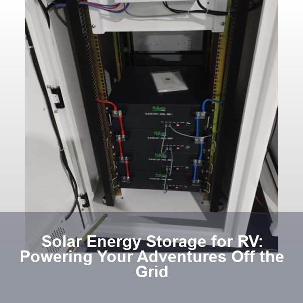 Solar Energy Storage for RV: Powering Your Adventures Off the Grid