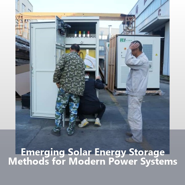 Emerging Solar Energy Storage Methods for Modern Power Systems