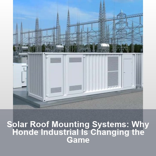 Solar Roof Mounting Systems: Why Honde Industrial Is Changing the Game
