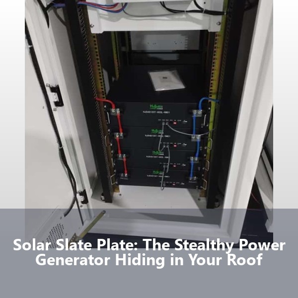 Solar Slate Plate: The Stealthy Power Generator Hiding in Your Roof