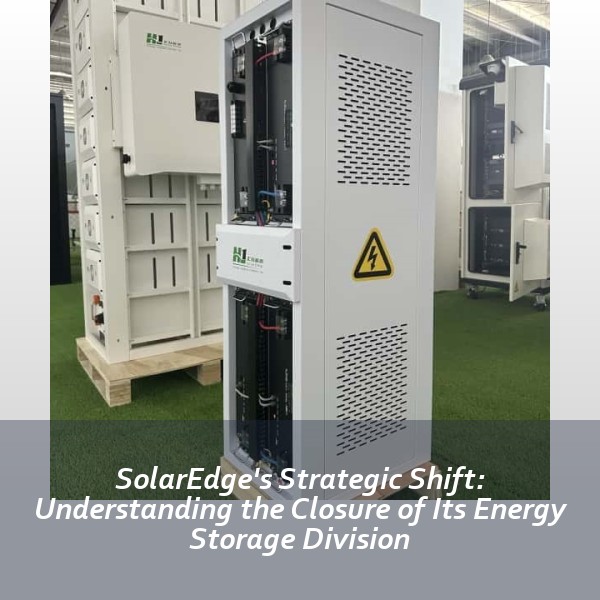 SolarEdge's Strategic Shift: Understanding the Closure of Its Energy Storage Division