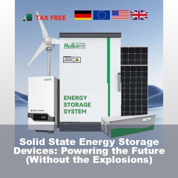 Solid State Energy Storage Devices: Powering the Future (Without the Explosions)