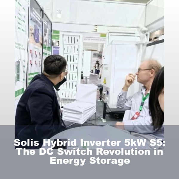 Solis Hybrid Inverter 5kW S5: The DC Switch Revolution in Energy Storage