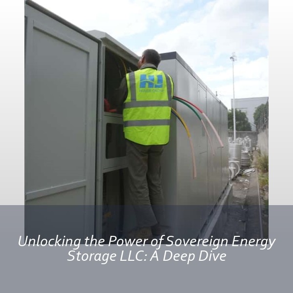 Unlocking the Power of Sovereign Energy Storage LLC: A Deep Dive