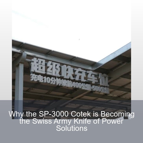 Why the SP-3000 Cotek is Becoming the Swiss Army Knife of Power Solutions
