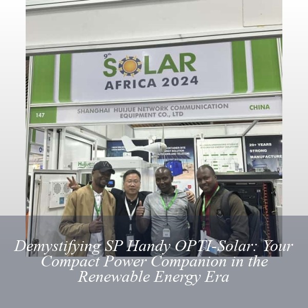 Demystifying SP Handy OPTI-Solar: Your Compact Power Companion in the Renewable Energy Era