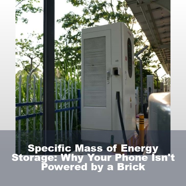 Specific Mass of Energy Storage: Why Your Phone Isn't Powered by a Brick
