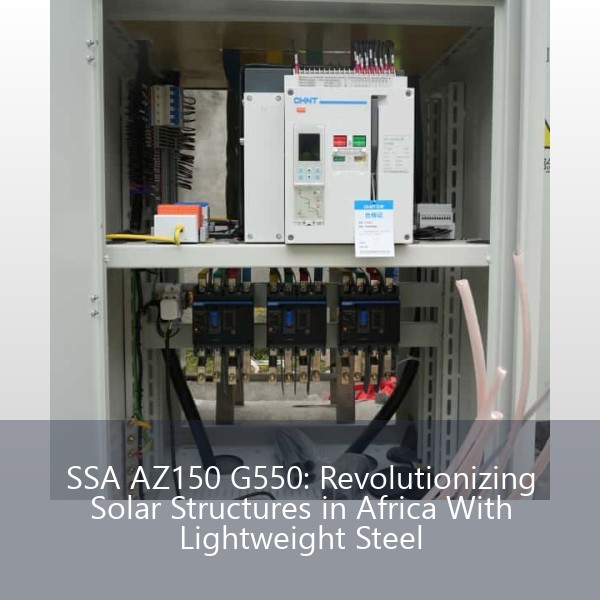 SSA AZ150 G550: Revolutionizing Solar Structures in Africa With Lightweight Steel