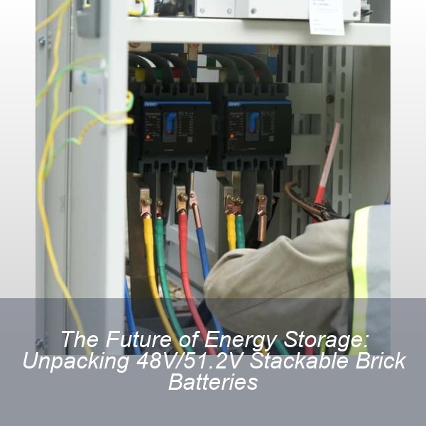 The Future of Energy Storage: Unpacking 48V/51.2V Stackable Brick Batteries