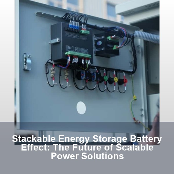 Stackable Energy Storage Battery Effect: The Future of Scalable Power Solutions