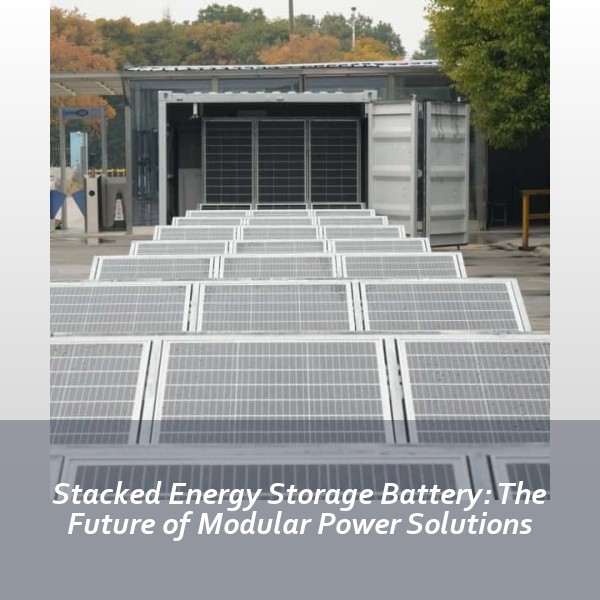 Stacked Energy Storage Battery: The Future of Modular Power Solutions